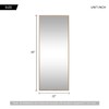self Full Length Floor Mirror 65"x22" Large Rectangle Wall Mirror