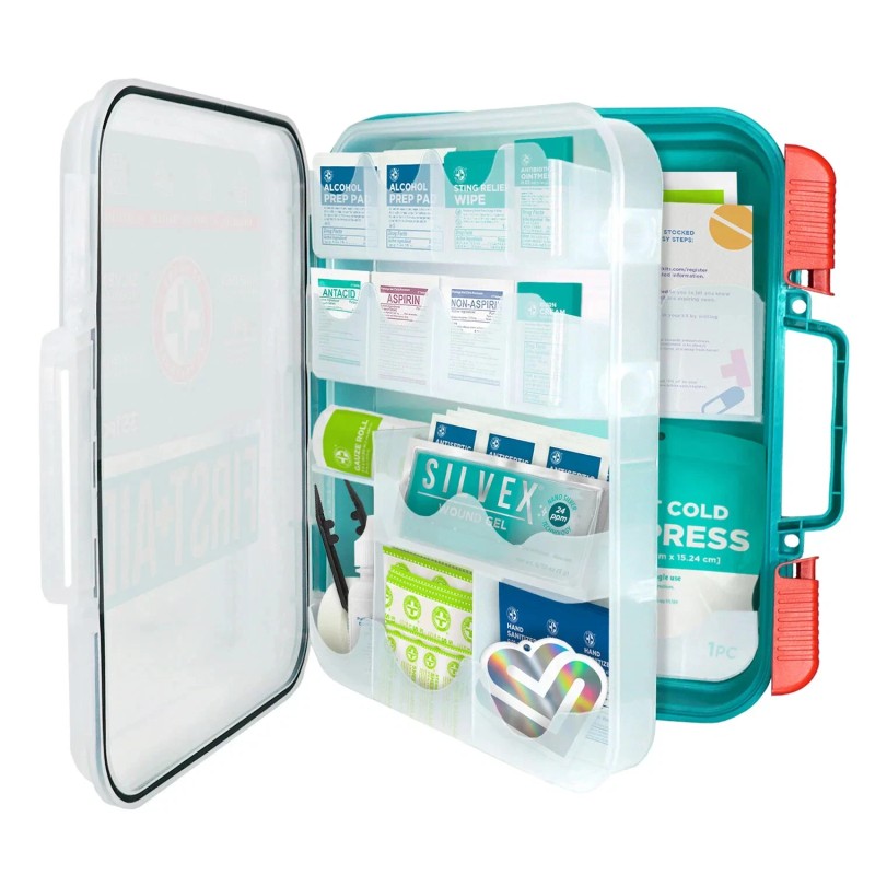 ANSI Be Smart Get Prepared First Aid Kit OSHA/ANSI Compliant,
