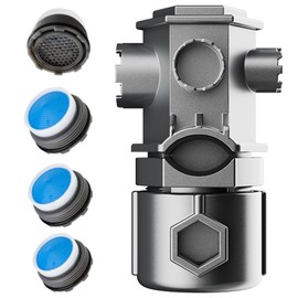 Faucet Aerator Removal Tool 16 in 1with Faucet Cache Aerators,Faucet Aerator Replacement for Sink,Aerator Key Removal Wrench, Water Saving Flow Restrictor Set for Bathroom or Kitchen