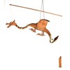 Tokoindah Handgefertigtes Bambuswindspiel aus Naturmaterialien – Auswahl: Drache, Vogel, Eule