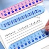 2 Pcs Math Slide Ruler for Mathematics, Math Scale Learn