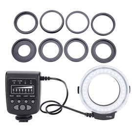 MEIKE FC-100 Portable Universal LED Ring Flash Video Camera Fill Light Kit Photography Accessor