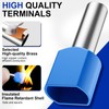 Preciva 800PCS Double Wire Ferrule Kit - Dual Barrel Ferrules