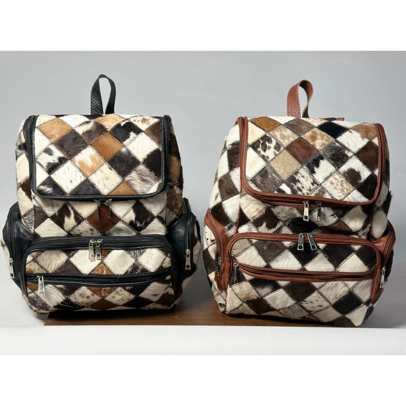 CHERISHTHELABEL Cowhide Backpack, Large Leather Diaper Bag Backpack for Women,