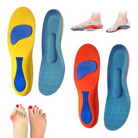 IKOPFLN 2 Paar Professionelle Einlegesohlen, Comfysole Fersensporn Einlagen für Herren Damen, zur Unterstützung des Fußgewölbes, Fußschmerzen, 39-40