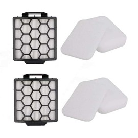 MaxLLTo 2 Pack Replacement 1238FT60 1239FT60 EFP Vacuum Filter Kit for Shark Navigator Pet Plus NV150 NV251 NV255 for Zero-M Self-Cleaning Brushroll Pet Pro ZU62 ZU62C ZU60 Models