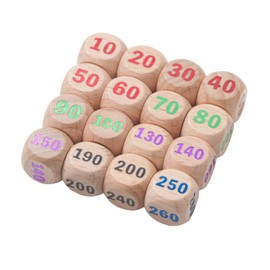 Trading Card Heaven Dice, Damecan, 0.5 inch (12 mm), Dice, Poker Card, Damage Counter, Storage Case & Storage Bag Included, Set of 16