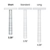 HENSON SHAVING AL13 Replacement Handle, Short Aircraft Aluminum
