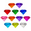 FSSTUD 12 Pcs 4cm Large Acrylic Diamonds Big Size Plastic