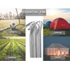 10 x Heavy Duty Metal Ground Pegs | 23CM x
