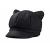Capli Newsboy Cap with Cute Cat Ears, Cute, Chic, Adult,