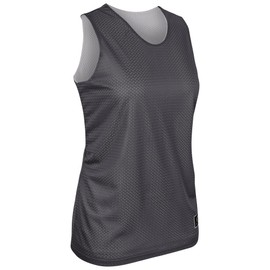 Champro Women's Standard Zone Reversible Basketball Jersey, Charcoal, White, X-Large