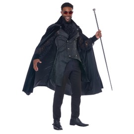 Men's Deluxe Dashing Count Dracula 3 Piece Costume | Vampire Costumes Medium