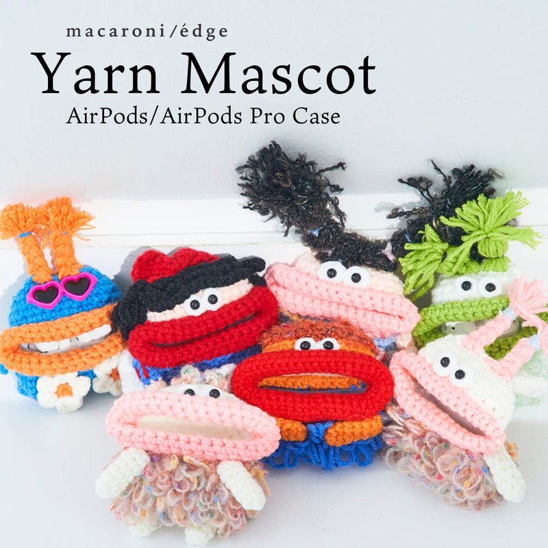 macaroni edge AirPods Pro Case Yarn Mascot Air Pods Pro