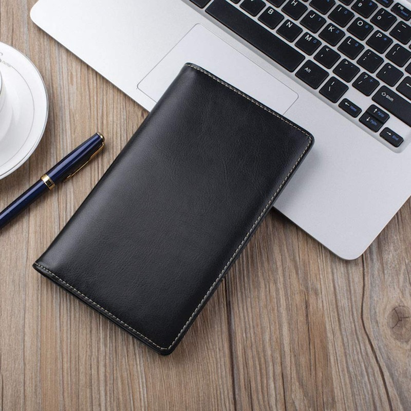 Sooez Leather Professional Business Card Book Holder Organizer, 240 Capacity