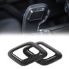 Voodonala Carbon Fiber Black Gear Shifter Head Deacorative Trim for
