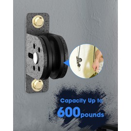 Mixizigoz Cable-Pulley-Wheel, Single Mounted Pulley Block, Heavy Duty Silent Lifting Pulleys, Fixed Bearing Pulley Fit for Home Gym Equipment, Clothesline, LAT Pulldown Machine, Pulley System (1)
