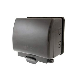 Click AquIP 2 Gang Weatherproof Empty Socket Enclosure
