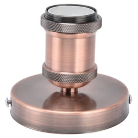 Portalámparas de Techo, Accesorios de Iluminación Colgante Colgante, Tornillo de Base de Lámpara, Portalámparas de Pared Vintage para Pub Bar E26 E27 Bombilla (pátina roja)