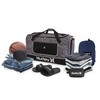 Hurley Rolling Duffel, Grey Tweed