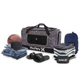 Hurley Rolling Duffel, Grey Tweed