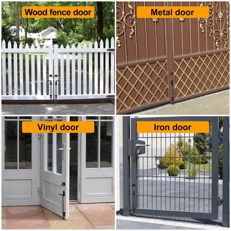 24" Cane Bolt Drop Rod for Gate, Heavy Duty Gate
