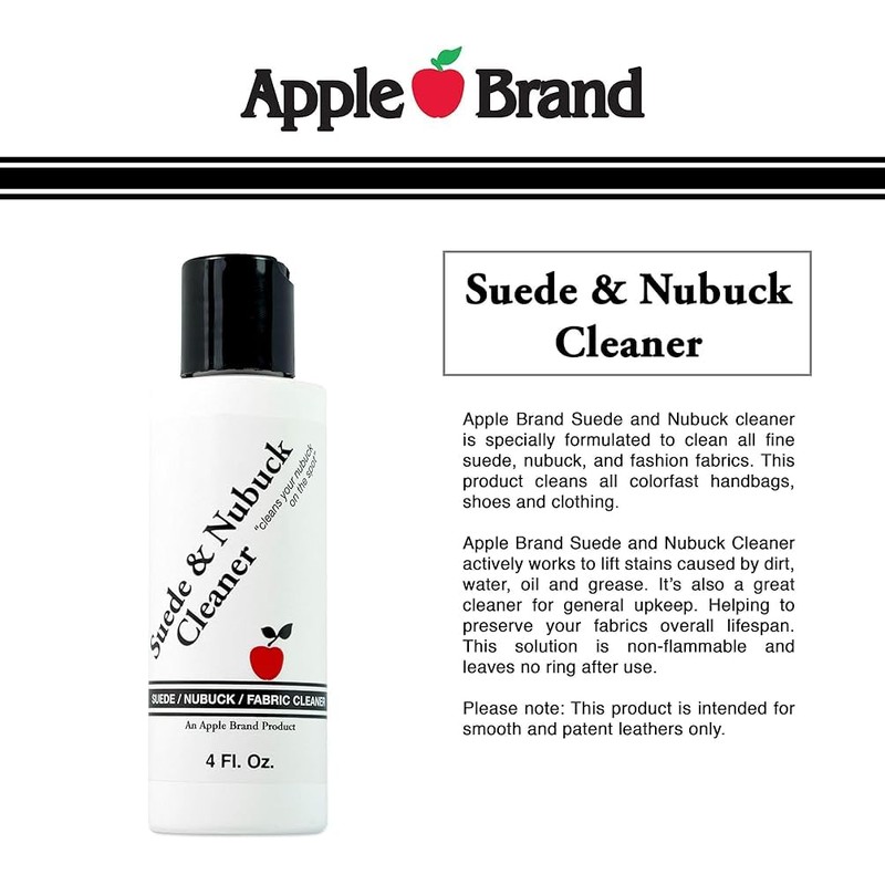 Apple Brand Suede & Nubuck/Fabric Cleaner 4 oz.