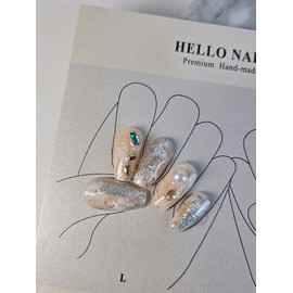 hello.Milky Pearl Object - xxs Almond / hello.밀키펄오브제 - xxs아몬드