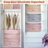 Space-saving compressing organiser, storage for duvets, clothes storage, storage bag