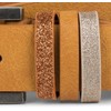 styleBREAKER 03010091 Women's Belt Plain with Glitter Loop, Can Be