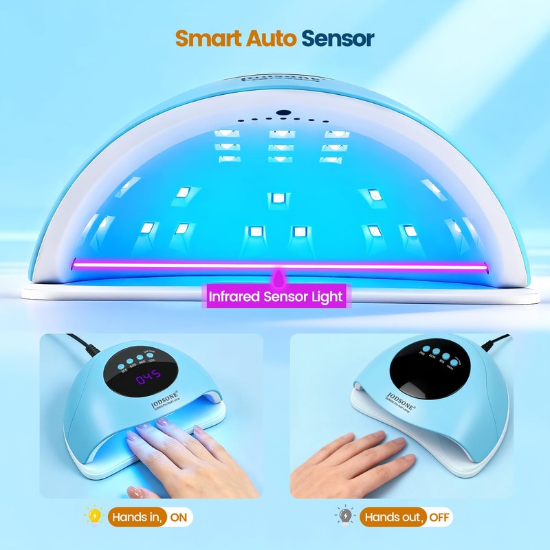 U V LED Nail Lamp Blue Gel Polish Nail Dryer