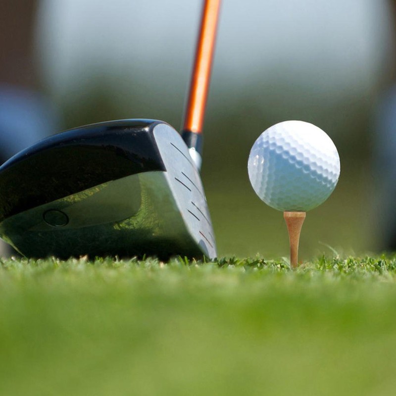 Alomejor 100 Pieces Wooden Golf Tee Eco-Friendly Micro Head Golf