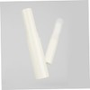 WOONEKY 15Pcs Refillable Lip Balm Tubes White Plastic Cosmetic Containers