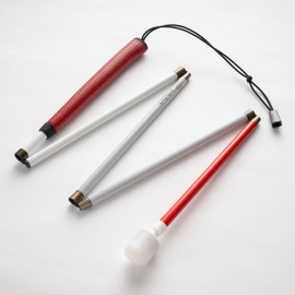 NO-JAB® Ambutech Cane, Ambutech's Best Graphite Shaft with a Rolling Marshmallow Tip, “No More Sharp Jabs to Your Body” (Patent 10,898,406 B2) (50 inch)