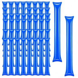 Ai-OUMLEEF 50PCS Thunder Sticks, Boom Sticks, Cheering Stick Clapper for Sports Games, Birthday Party Supplies, Wedding, Concert, Blue, Unisex, Outdoor