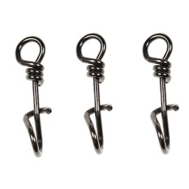 Fast attach quick change fishing clips connecter link | stainless steel | 10 units | FISHIN ADDICT (10mm)