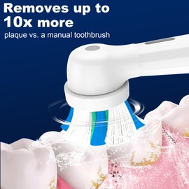 Replacement Heads Compatible with Oral B iO, IO Replacement Toothbrush Heads Compatible with Oral-B iO Series 2 3 4 5 6 7 8 9 10 Handle, Medium Hardness