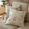 Suminoe Cushion Cover Gray 17.7 x 17.7 inches (45 x