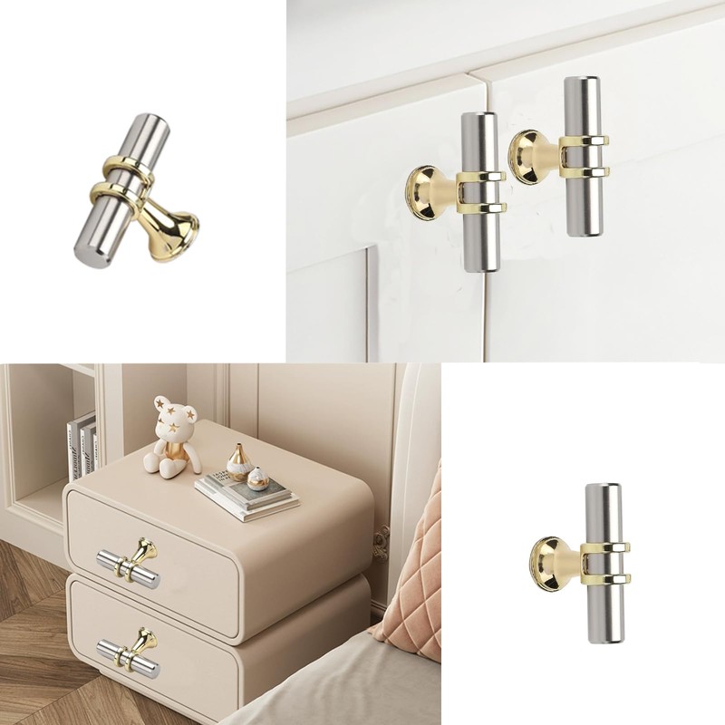 Ymaiss 12 Packs Cabinet Knobs T Bar Kitchen Dresser Knobs