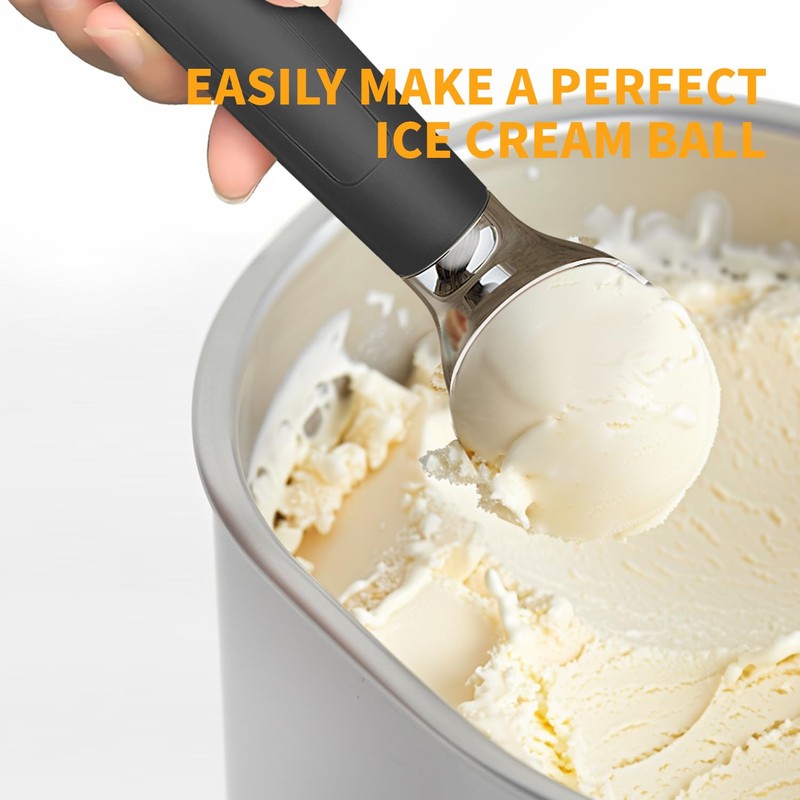 Heated Ice Cream Scoop, Electric Scooper for Hard IceCream, Self