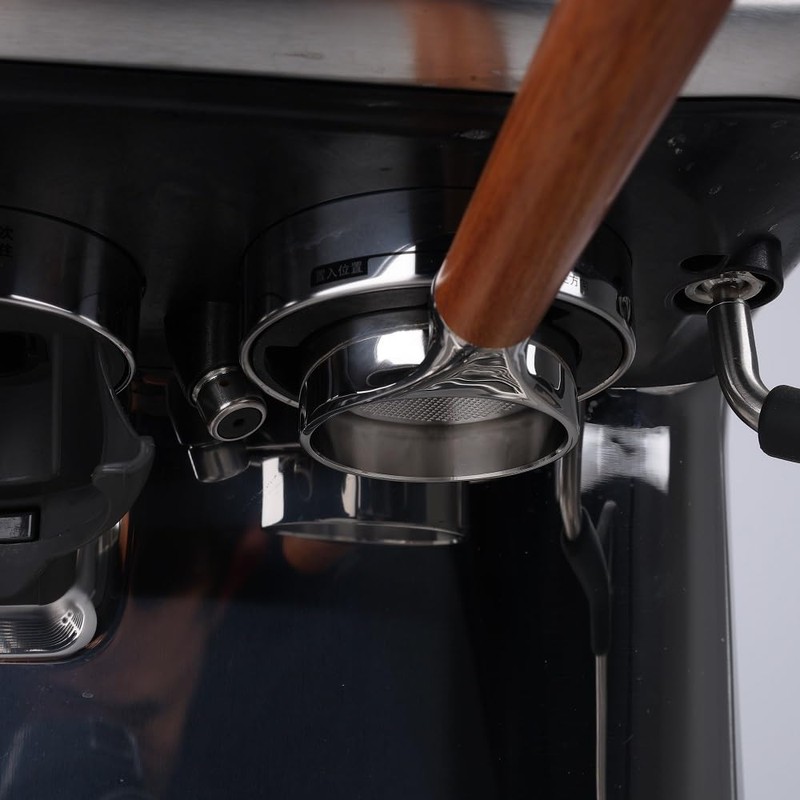CAPFEI Bottomless Portafilter 54 mm Flat Sitting Compatible with Sage/Breville