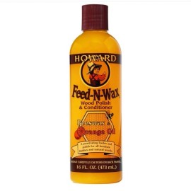 Howard Products FW0016 Feed-N-Wax Wood Polish and Conditioner Beeswax 16 Oz NEW