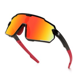 BUYAGE Kids Sunglasses, Boys Girls Youth Baseball Sunglasses Polarized Sports Cycling Softball Running Glasses