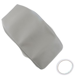 HLUCHY Gray Center Console Armrest Cover Compatible with Honda Civic 2012 2013 2014 2015