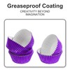sourcing map Metallic Foil Cupcake Liners for Baking Cupcake, 100Pcs