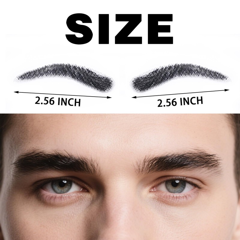 Fake Eyebrows, One Pair False Eyebrows Natural Invisible Realistic 100%