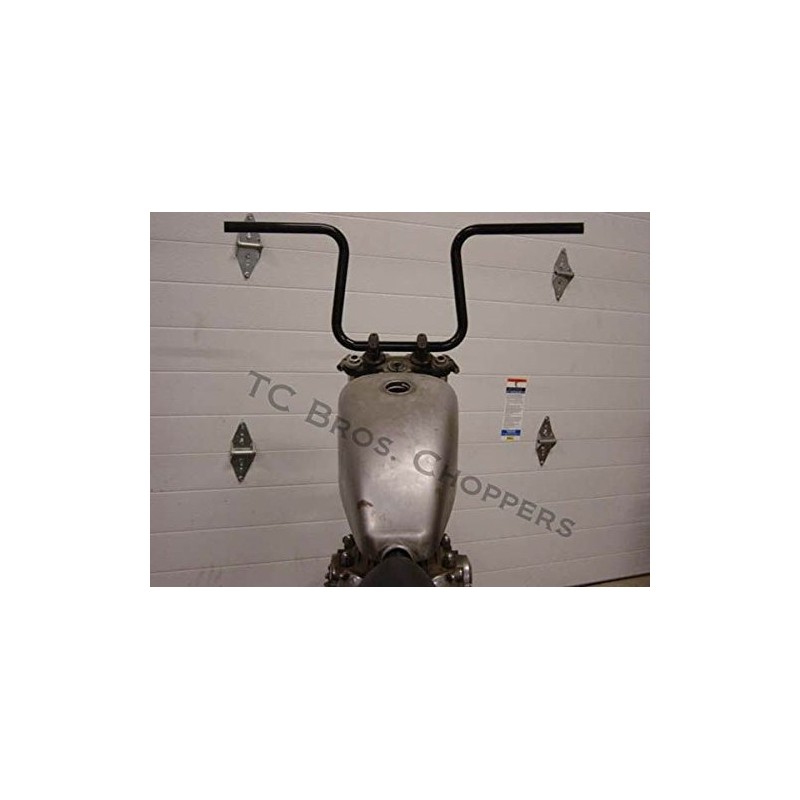 TC Bros. 7/8" Lane Splitter™ Handlebars - 9.25" Rise Black