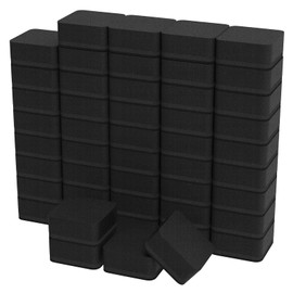 MaxGear Dry Erase Erasers, 48 Pack Magnetic Whiteboard Erasers Dry Erase, White Board Dry Eraser for Whiteboard, Mini Whiteboard Erasers for Dry Erase Board Classroom, School （Black, 2 x 2 x 0.6 Inch