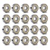 BRIIKPP Bearings 608ZZ Silver Repair Parts Inner Diameter 0.3 inch