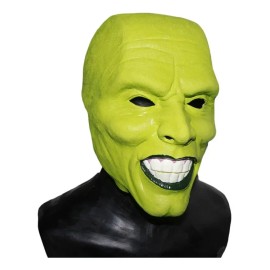 Tz Wb A Máscara Fancy Jim Loki De Látex Verde De Carrey Why